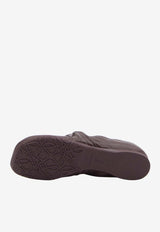 Loewe Pebble Nappa Leather Ballet Flats Bordeaux L815466X46--7110