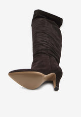 Paris Texas Elsa 100 Over-the-Knee Suede Boots Brown PX1786-XV0EL-EBANO