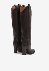 Paris Texas Lavinia 100 Knee-High Western Boots Brown PX1810-XLTVT-EBANO