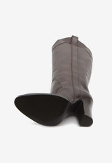 Paris Texas Lavinia 100 Knee-High Western Boots Brown PX1810-XLTVT-EBANO