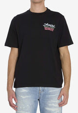 Amiri Neon Lights Logo T-shirt Black AMJYTE1244--BLACK