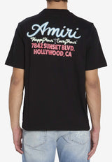 Amiri Neon Lights Logo T-shirt Black AMJYTE1244--BLACK