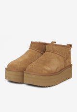UGG Classic Ultra Mini Platform Boots Chestnut 1135092--CHE