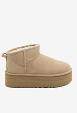 UGG Ultra Mini Platform Boots Sand 1135092--SAN