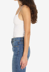 Chloé Medallion Slim Tank Top White CH25WJH01185--101