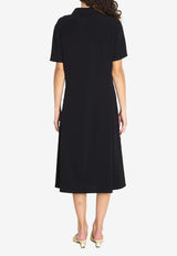 Loewe Belted Midi Dress Black S540Y09XTW--1100