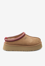 UGG Tazz II Suede Flatform Mules Chestnut 1174471--CHE