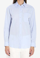 The Row Gavina Buttoned Shirt Sky Blue 10477-W4294-LSB