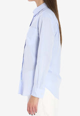 The Row Gavina Buttoned Shirt Sky Blue 10477-W4294-LSB