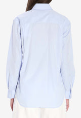 The Row Gavina Buttoned Shirt Sky Blue 10477-W4294-LSB