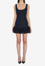 Denim 3D Flower Dress