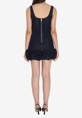 Denim 3D Flower Dress