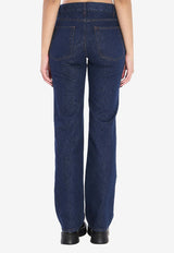The Row Carlyl Straight-Leg Jeans Blue 6516-W4257-IND
