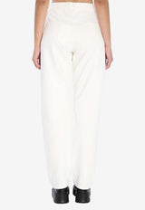 The Row Burty Straight-Leg Jeans White 7776-W4247-WHT