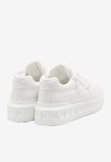 Valentino XL One Stud Leather Sneakers White 7Y2S0G37-XTM-0BO