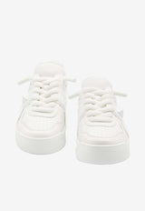 Valentino XL One Stud Leather Sneakers White 7Y2S0G37-XTM-0BO