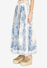 Zimmermann Wanderlust Maxi Skirt 5851SRS262--BLTL