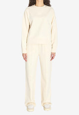 Logo-Embroidered Crewneck Sweatshirt