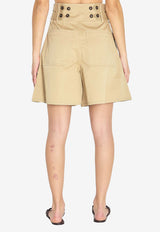 Zimmermann Rebellion Cargo Shorts 6921AC261--BEG