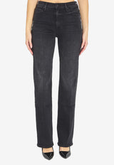 MOTHER Kick It Straight Jeans Black 10005-1611--SPF