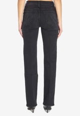 MOTHER Kick It Straight Jeans Black 10005-1611--SPF