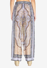 Zimmermann Wanderlust Silk Pants 5580PRS262--TPBL