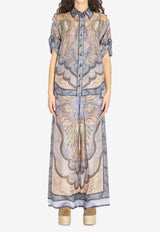 Zimmermann Wanderlust Silk Pants 5580PRS262--TPBL