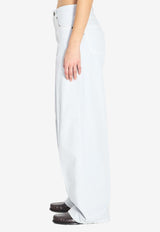 Straight-Leg Washed Jeans