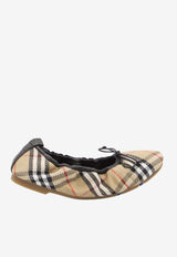 Fawn Check Ballet Flats