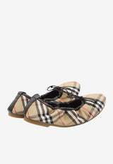 Fawn Check Ballet Flats