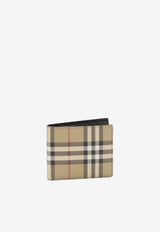 Check-Pattern Bi-Fold Wallet