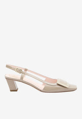 Slingback Leather Pumps