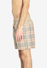 Checked Swim Shorts