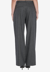 Khaite August Wool Pants Gray 3178604--217