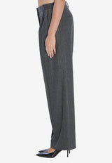 Khaite August Wool Pants Gray 3178604--217
