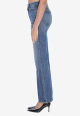 Khaite Danielle Straight-Leg Faded Jeans Blue 1032916021--021