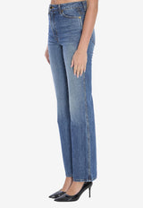 Khaite Danielle Straight-Leg Faded Jeans Blue 1032916021--021