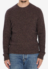 Roberto Collina Knitted Crewneck Sweater Brown 253M43001--M4336