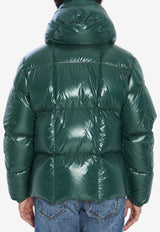Moncler Parana Nylon Laqué Puffer Jacket Green K20911A00187-597Z8-866