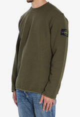 Stone Island Compass Patch Crewneck Sweatshirt Green K2S156100077-S0185-V0054