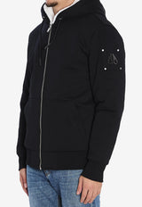 Moose Knuckles Classic Bunny Zip-Up Hoodie Black M32MS600--244