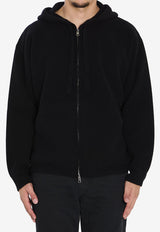Roberto Collina Super-Fine Wool Hooded Sweatshirt Black 253M19107--M1909