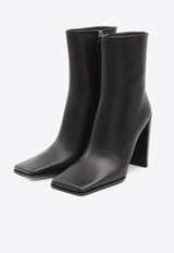 Alaïa 90 Square-Toe Ankle Boots Black AA3O2009I052--999