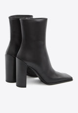 Alaïa 90 Square-Toe Ankle Boots Black AA3O2009I052--999