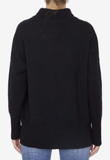 Lisa Yang Heidi Turtleneck Sweater Black 202113--BL