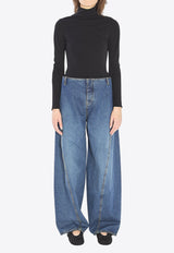 Alaïa Heart Cut-Out Bodysuit Black AA9B0400J070B--995