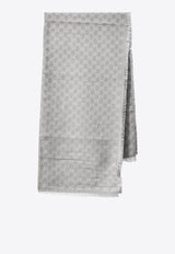 Gucci GG Jacquard Carré Scarf Gray 845243-3GC46-1963