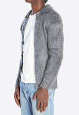 Gucci Brushed Wool Cardigan Gray 849729-XKE7O-1087
