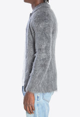 Gucci Brushed Wool Cardigan Gray 849729-XKE7O-1087