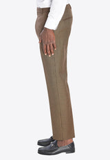 Gucci Wool Tweed Pants Beige 814299-Z7AQA-2014